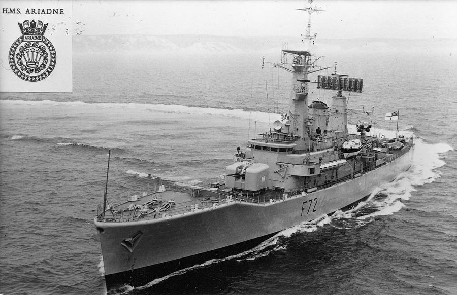 HMS Ariadne (F72), leander class frigate
