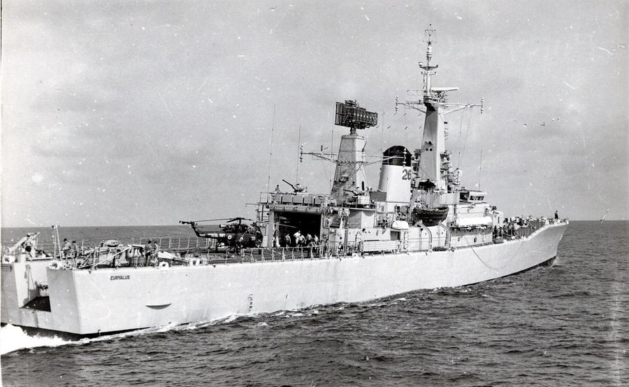 HMS Euryalus F15 starboard quarter view