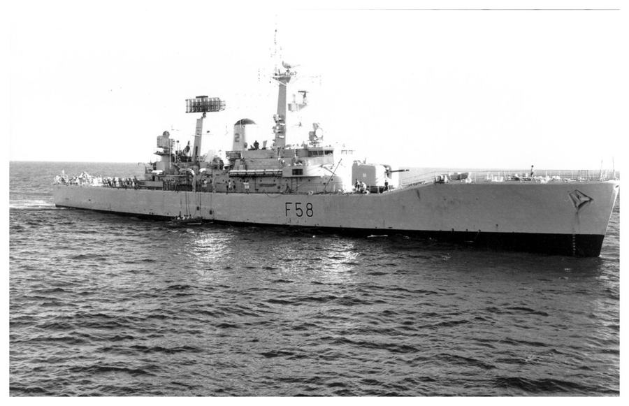 HMS Hermione (F58), a Leander class frigate of the Royal Navy
