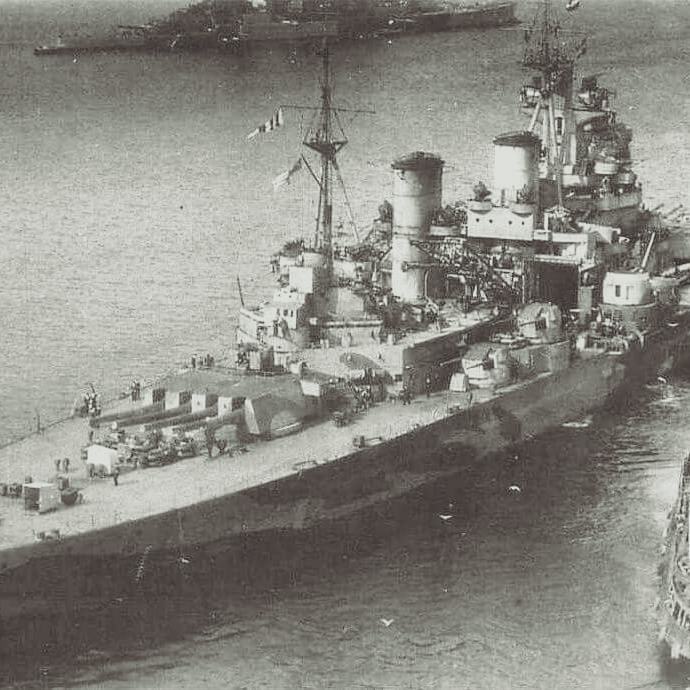 HMS Prince of Wales (53), a King George V-class battleship of the Royal Navy
