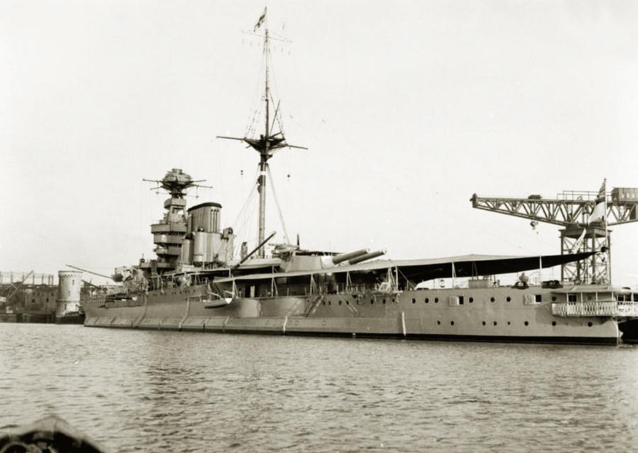 HMS Warspite, "The Grand Old Lady" in 1933