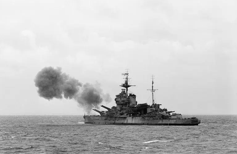 HMS Warspite Invasion of Normandy 6 June 1944