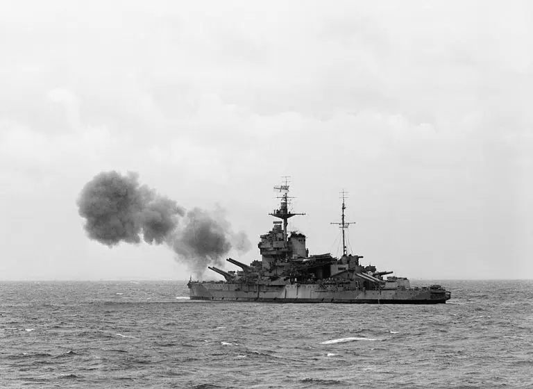 HMS Warspite Invasion of Normandy 6 June 1944